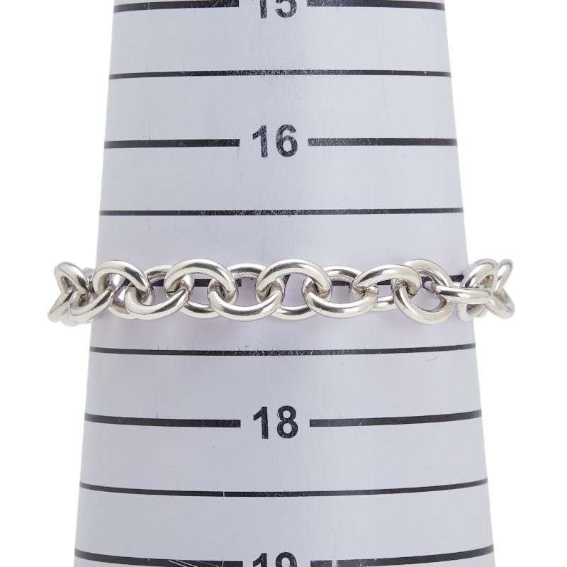 ティファニー リターントゥ ラウンドタグ ブレスレット SV925 美品 TIFFANY&Co. ティファニー リターントゥ ラウンドタグ チェーン