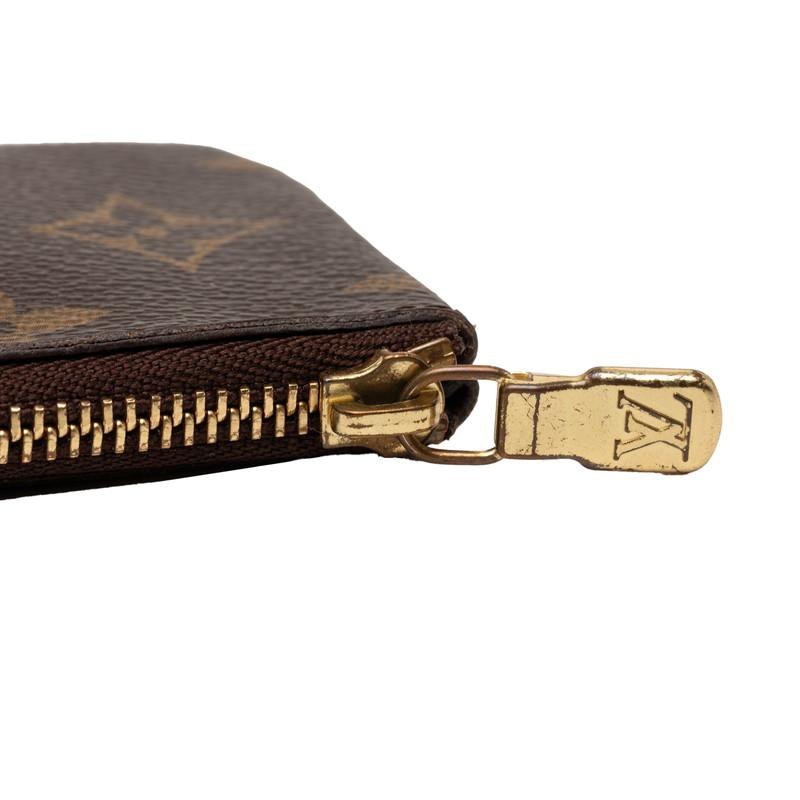 LOUIS VUITTON ルイヴィトン ポシェット クレ ケース 小銭入れ M62650 モノグラム ブラウン 美品 中古 4a000302 ルイヴィトン LOUIS VUITTON ポシェット・クレ M62650 モノグラム