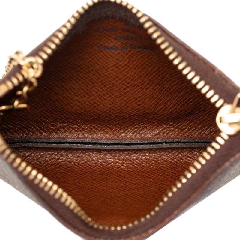 LOUIS VUITTON ルイヴィトン ポシェット クレ ケース 小銭入れ M62650 モノグラム ブラウン 美品 中古 4a000302 ルイヴィトン LOUIS VUITTON ポシェット・クレ M62650 モノグラム
