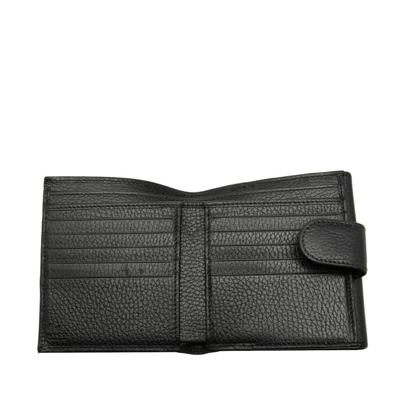 GUCCI（グッチ） インターロッキングG 二つ折り財布 615525 ブラック