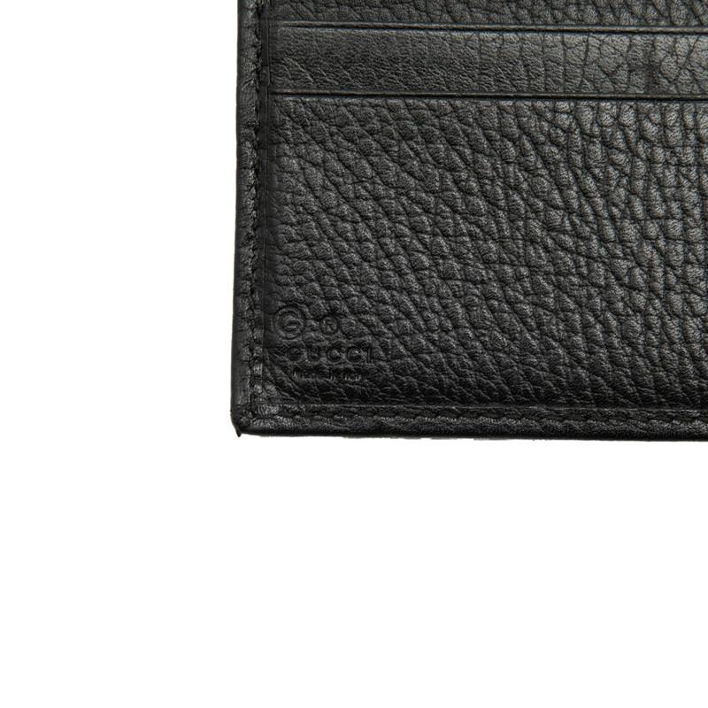 GUCCI（グッチ） インターロッキングG 二つ折り財布 615525 ブラック