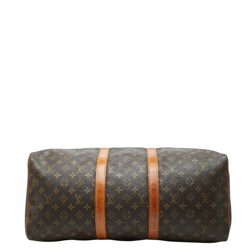 ルイ ヴィトン モノグラム キーポル50 ボストンバッグ 旅行カバン トラベルバッグ M41426 ブラウン PVC レザー LOUIS VUITTON 【中古】_2