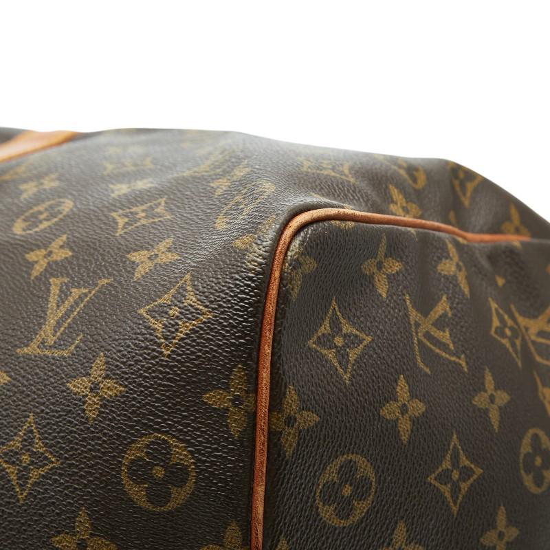 ルイ ヴィトン モノグラム キーポル50 ボストンバッグ 旅行カバン トラベルバッグ M41426 ブラウン PVC レザー LOUIS VUITTON 【中古】_3