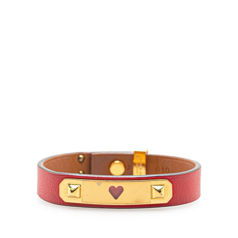 HERMES（エルメス） アスドゥクール T2 ブレスレット レッド スイフト
