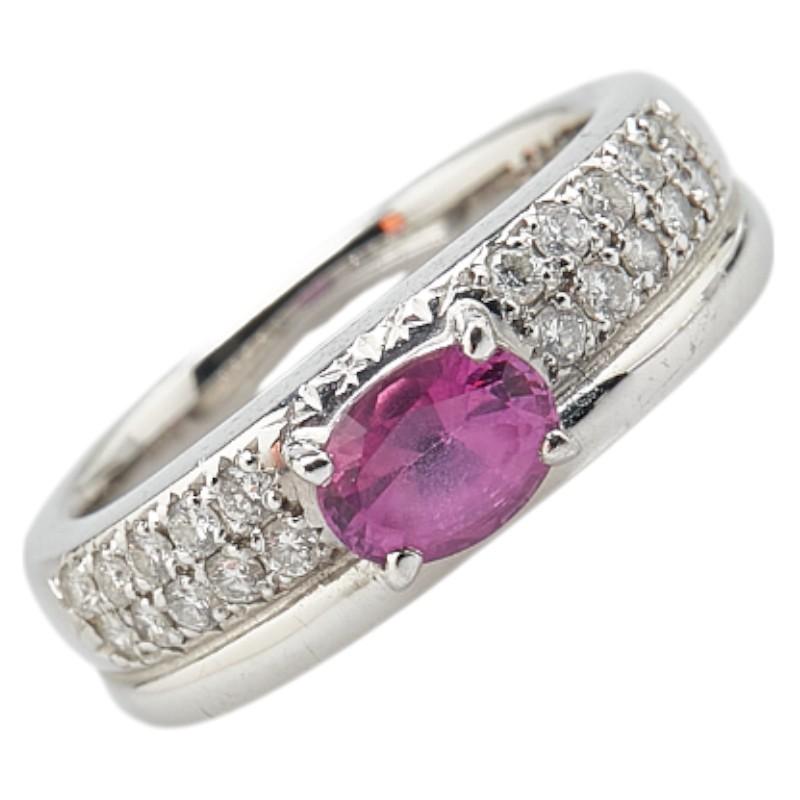タサキ Pt900 プラチナ ルビー0.20ct ダイヤ0.72ct リング 指輪 タサキ Pt900 プラチナ ルビー0.20ct ダイヤ0.72ct リング 指輪