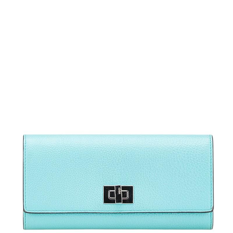 FENDI フェンディ ピーカブー 長財布 8M0427 ライトブルー FENDI フェンディ ピーカブー 長財布 8M0427 ライトブルー