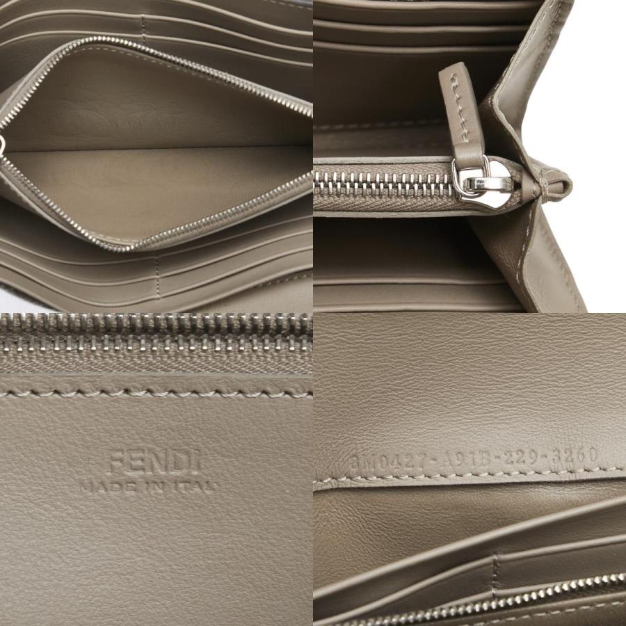 FENDI（フェンディ） ピーカブー 長財布 8M0427 ライトブルー レザー