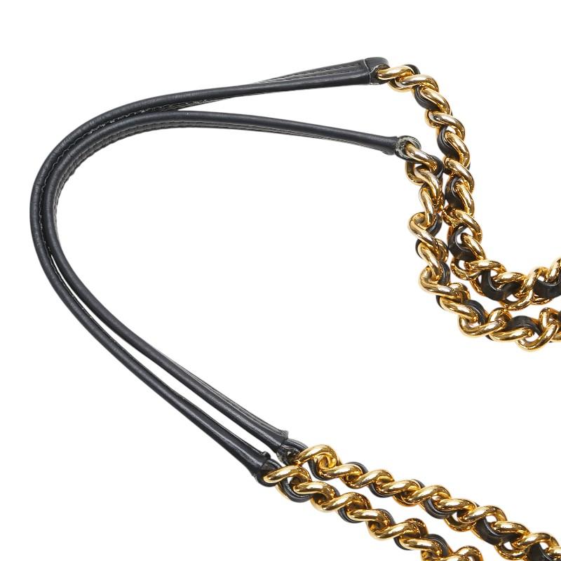 プラダ チェーンショルダーバッグ トートバッグ 三角タグ キルティング 極美品 PRADA プラダ ゴールド チェーン キルティング 三角ロゴ