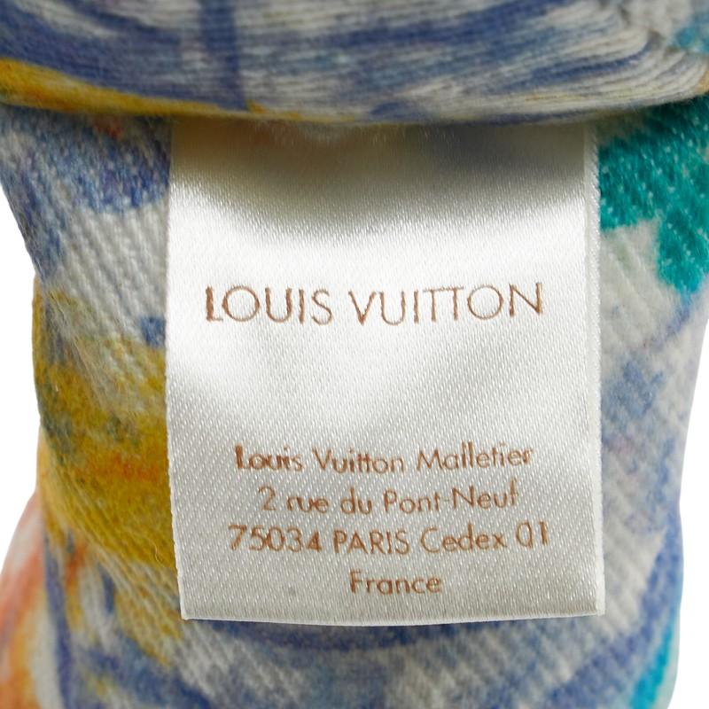 ルイ ヴィトン ドゥドゥ ルイ テディベア ぬいぐるみ GI0502 ホワイト マルチカラー オーガニックコットン LOUIS VUITTON 【中古】の画像