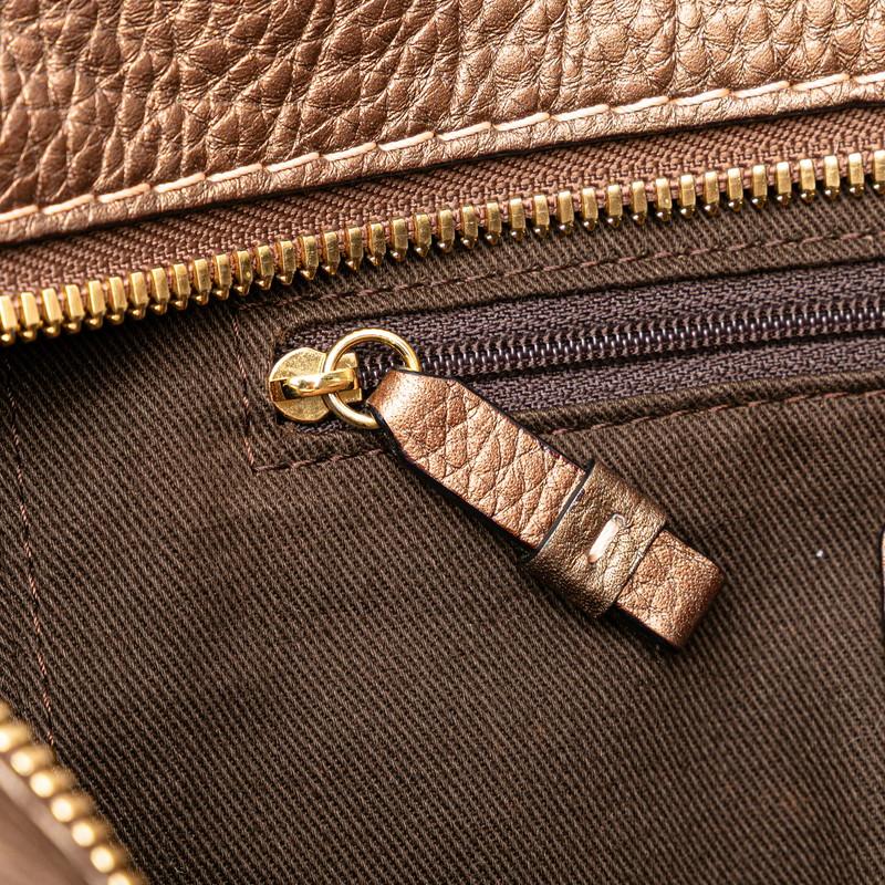 ロエベ ニューロードライン ハンドバッグ ベージュ ブラウン キャンバス レザー レディース LOEWE 【中古】_8