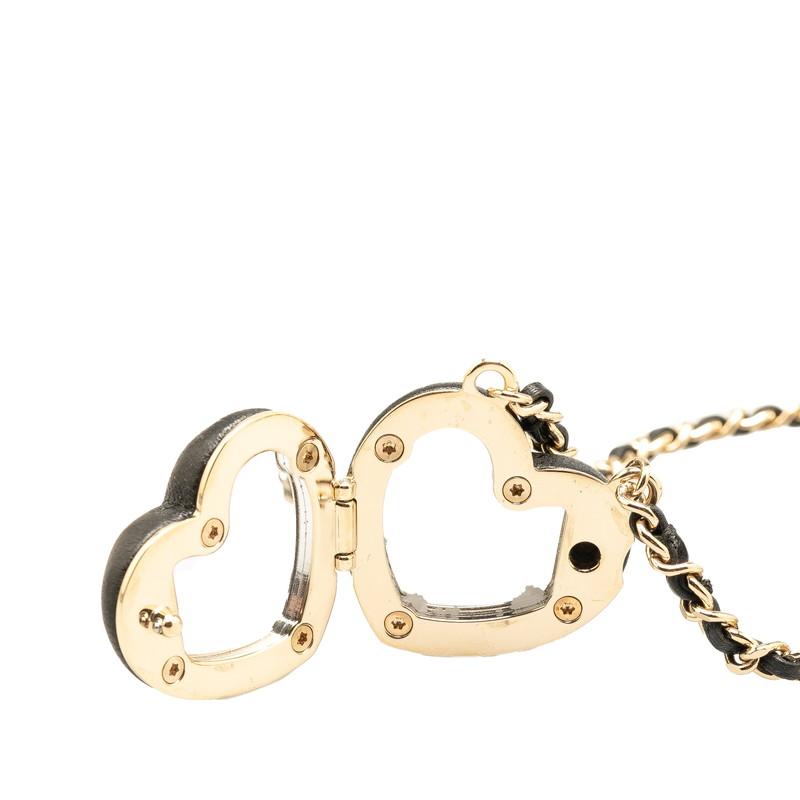 CHANEL（シャネル） ココマーク ハート ミラー ロケットペンダント 