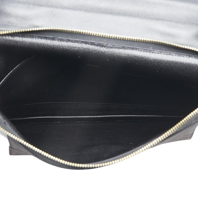 エルメス プレジデンス ヴォーグレネ/リザード/ドブリス ビジネスバッグ HERMES（エルメス） プレジデント トートバッグ ブラック グリーン