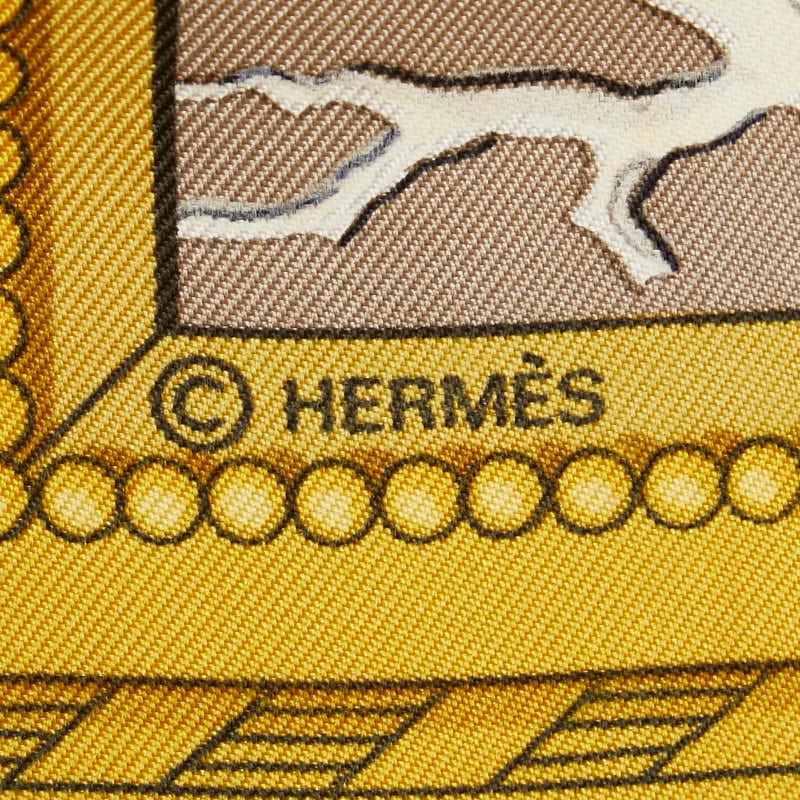 エルメス　カレ90 「ウェッジウッド」 HERMES（エルメス） カレ90 WEDGWOOD ウェッジウッド スカーフ グレー
