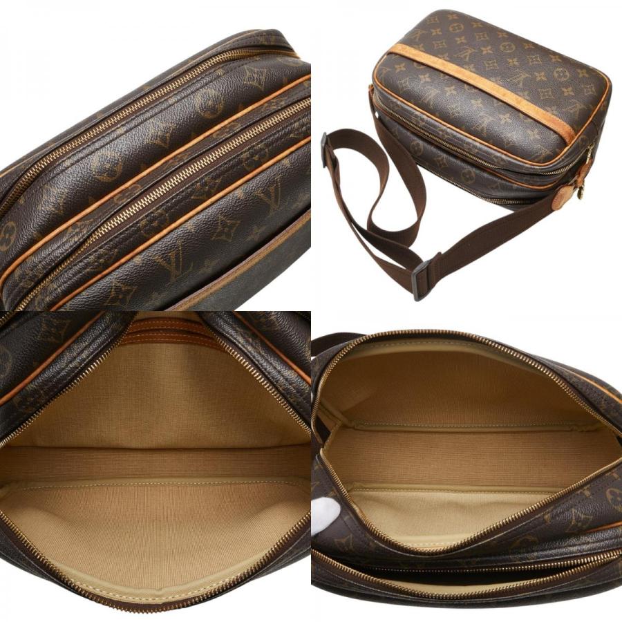 【値下げ中】LOUIS VUITTON ルイヴィトン ショルダーバッグ モノグラム リポーターPM 肩掛け 斜め掛け ブラウン 茶 PVC かばん 鞄 M45254    ゴールド金具 レディース 人気【中古品】 LOUIS VUITTON（ルイ・ヴィトン） モノグラム リポーターPM ショルダー