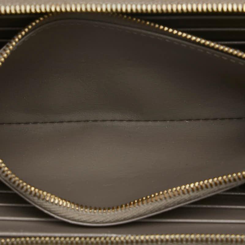 セリーヌ CELINE 財布 レディース ブランド 長財布 レザー グレージュ ベージュ おしゃれ 【中古】 CELINE（セリーヌ） ラウンドファスナー 長財布 グレージュ ベージュ