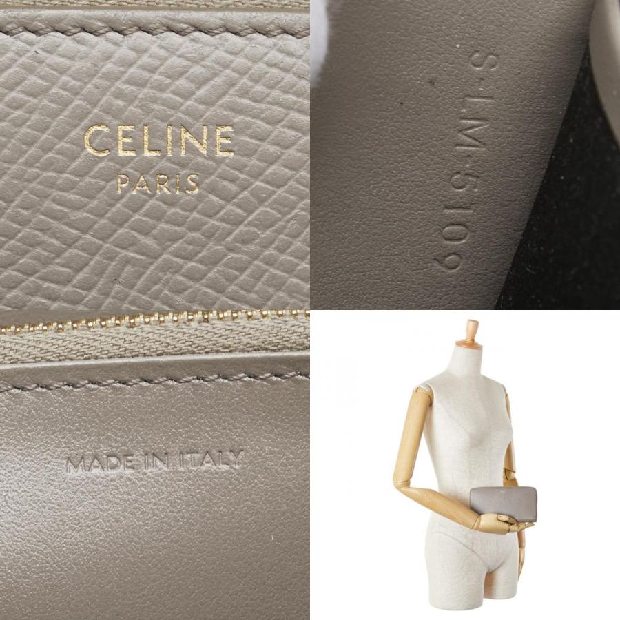 CELINE（セリーヌ） ラウンドファスナー 長財布 グレージュ ベージュ