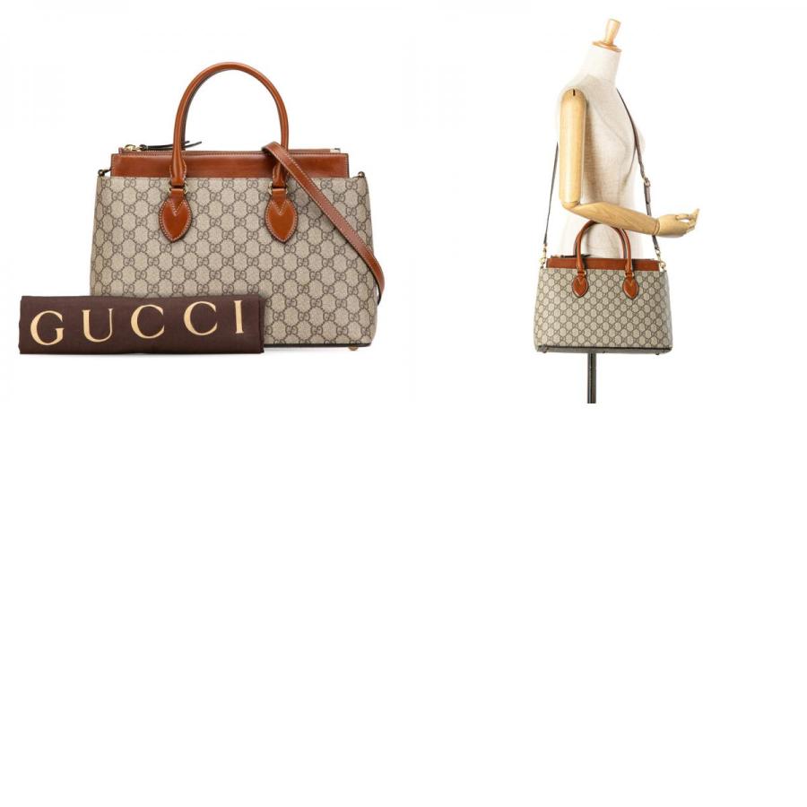 GUCCI グッチ GGスプリーム スモール ハンドバッグ ショルダー