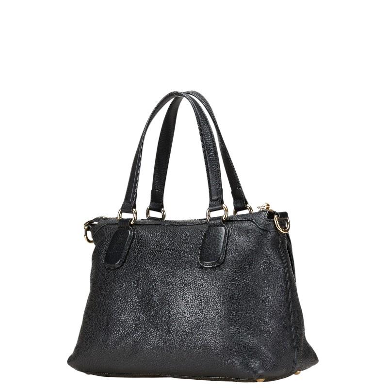 GUCCI グッチ ソーホー タッセル ハンドバッグ ショルダーバッグ 2WAY  