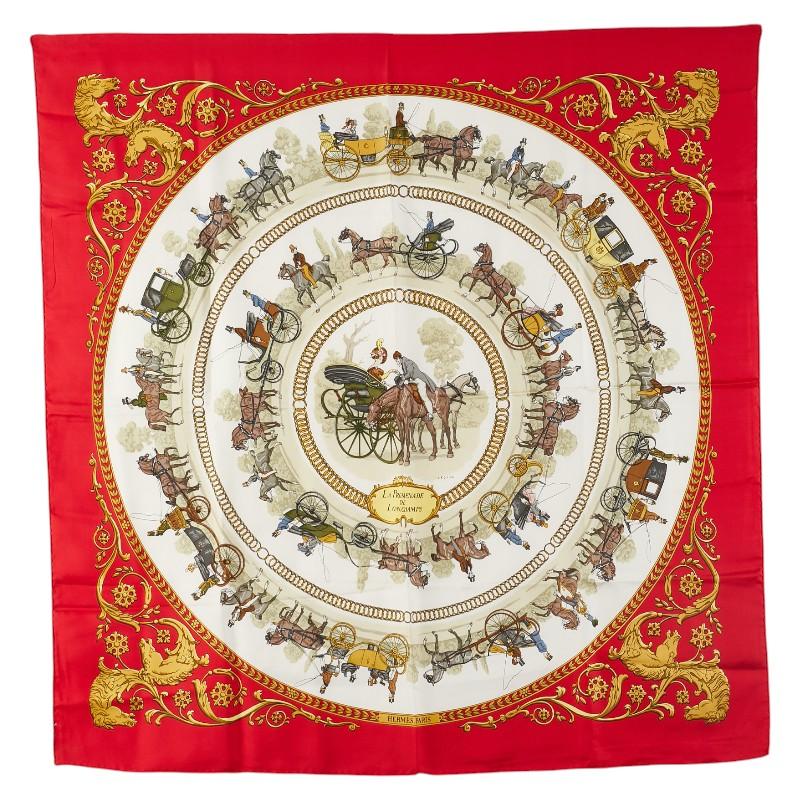 HERMES（エルメス） カレ90 LA PROMENADE DE LONGCHAMPS ロンシャンへ