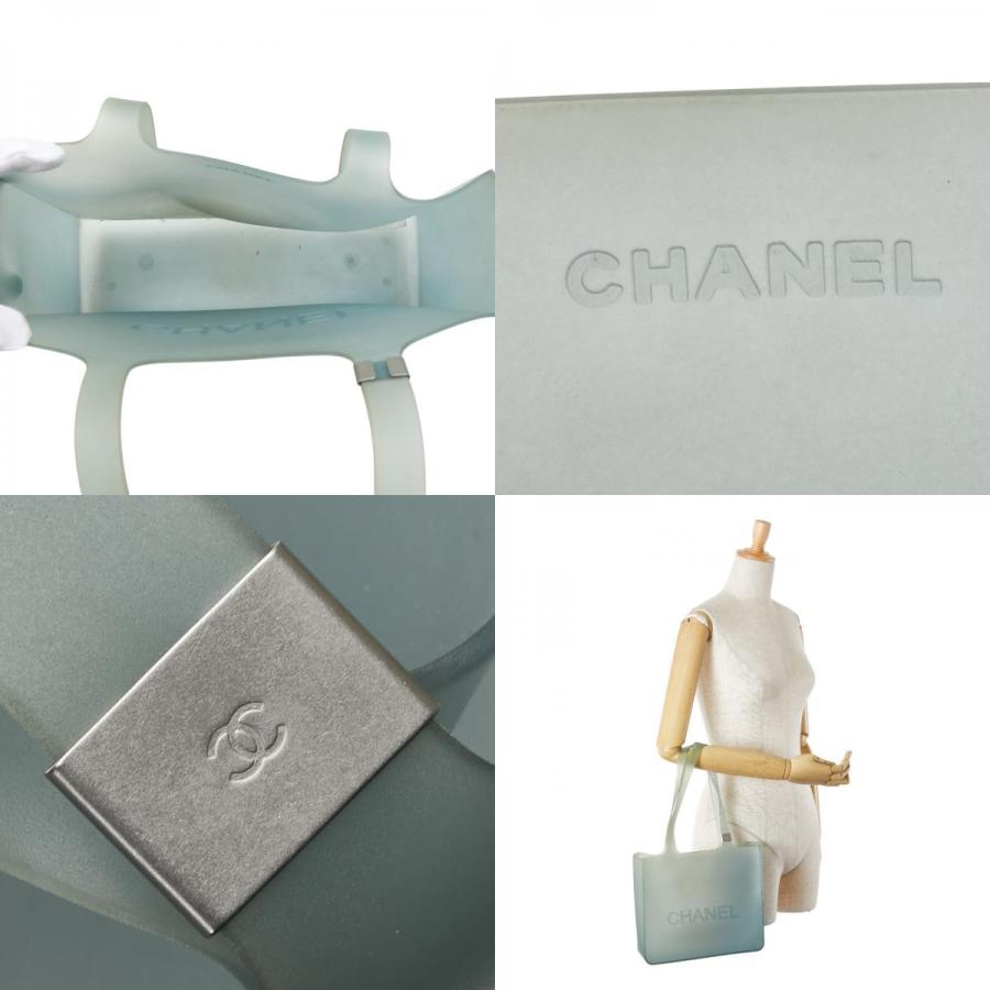 CHANEL（シャネル） ラバー トート ショルダーバッグ グリーン ラバー