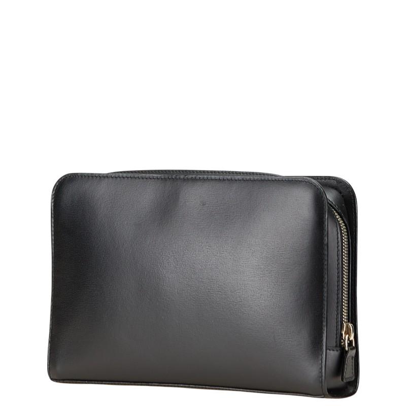 カルティエ クラッチバッグ セカンドバッグ レザー 黒 ブラック パシャ Cartier カルティエ バッグ メンズ ブランド パシャ クラッチ