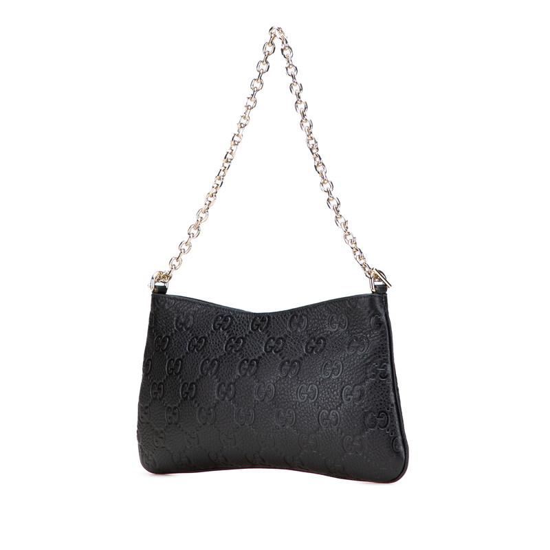 GUCCI グッチ GGエンブレム ミディアム チェーンハンドバッグ