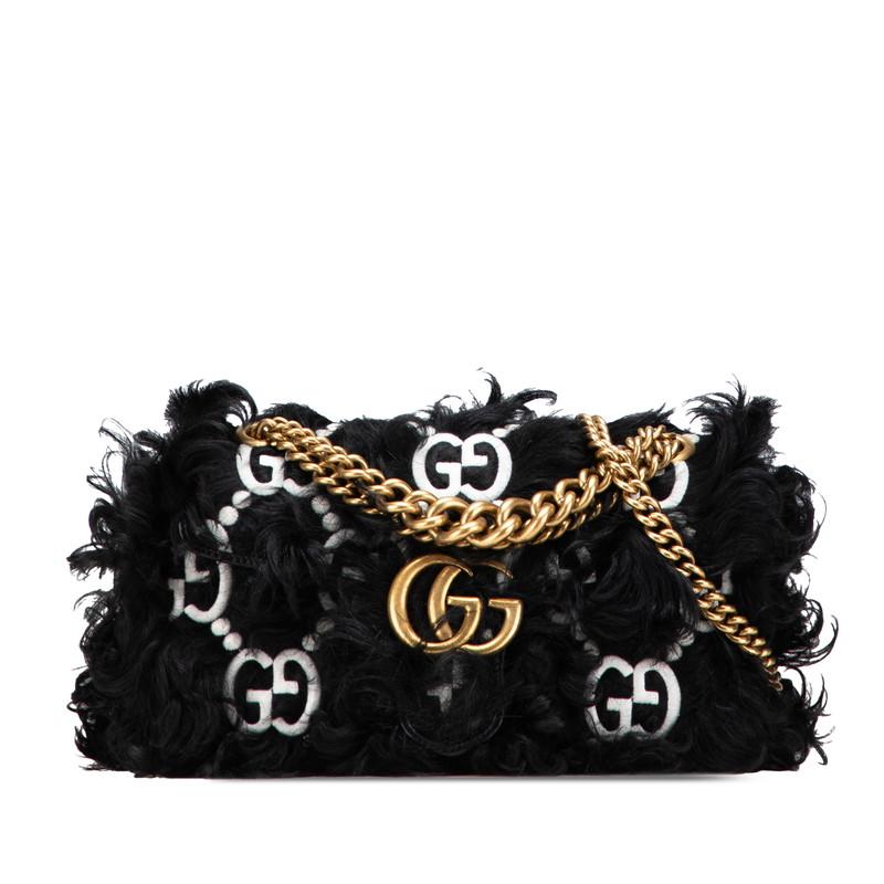 GUCCI（グッチ） GGマーモント GGパターン チェーン ショルダーバッグ