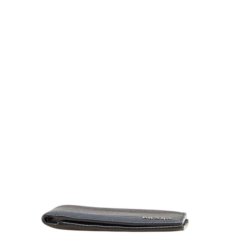 PRADA（プラダ） 二つ折り財布 ブラック ネイビー サフィアーノレザー