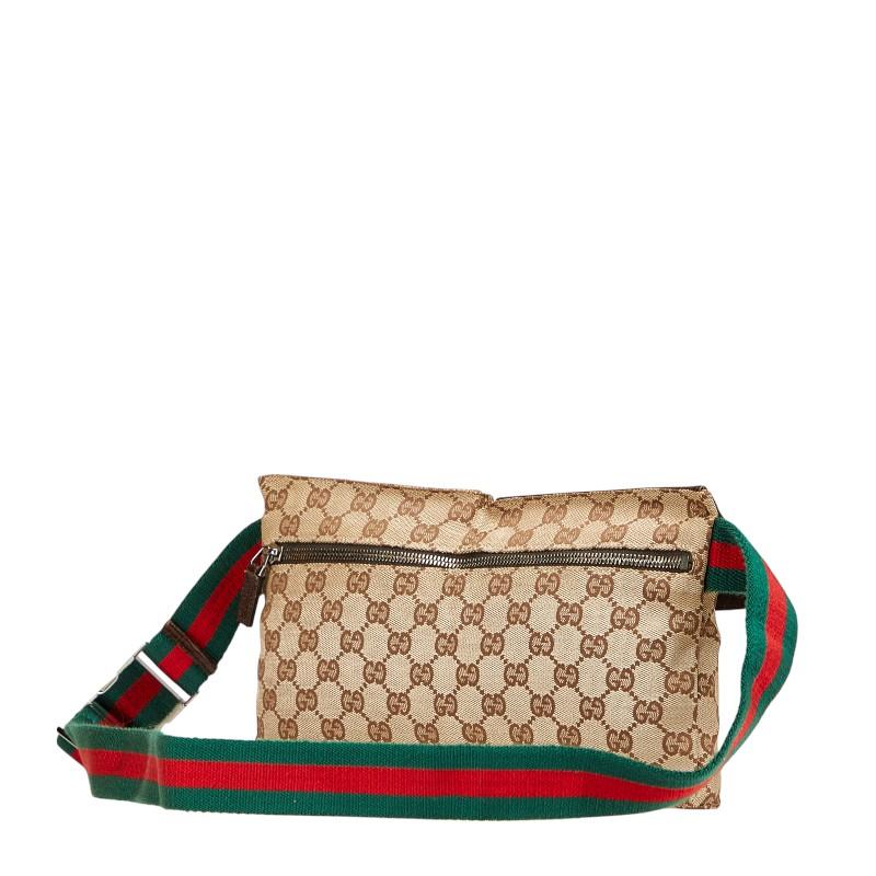 GUCCI（グッチ） GGキャンバス ボディバッグ ウエストバッグ 28566