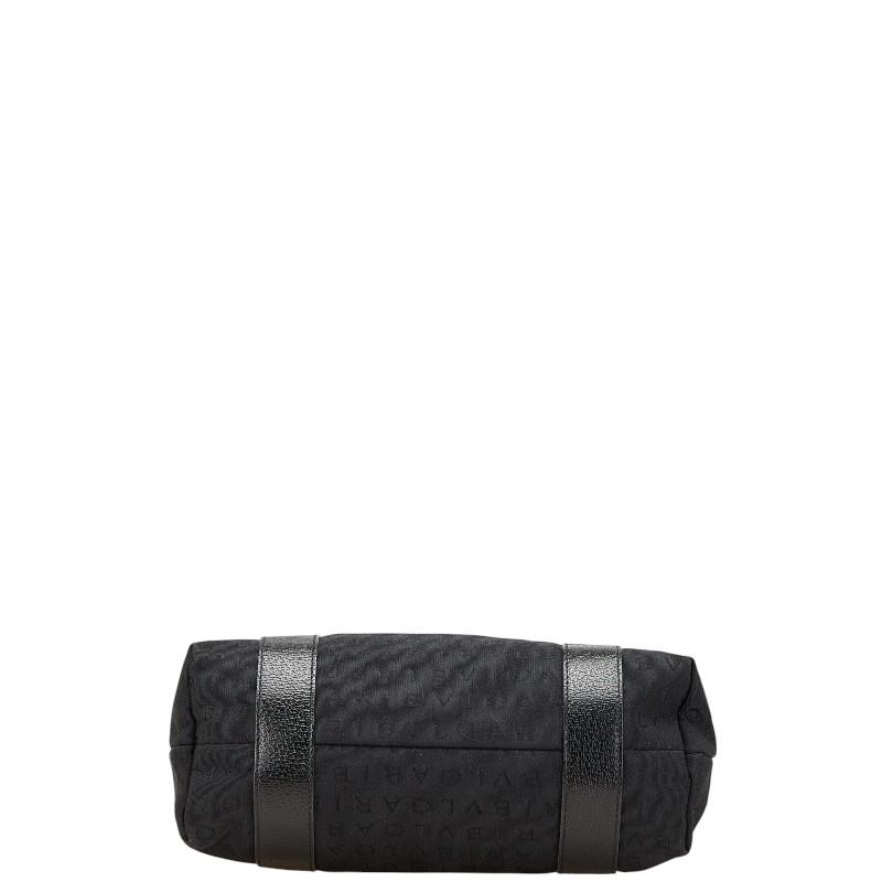 BVLGARI（ブルガリ） ロゴマニア トートバッグ ハンドバッグ ブラック