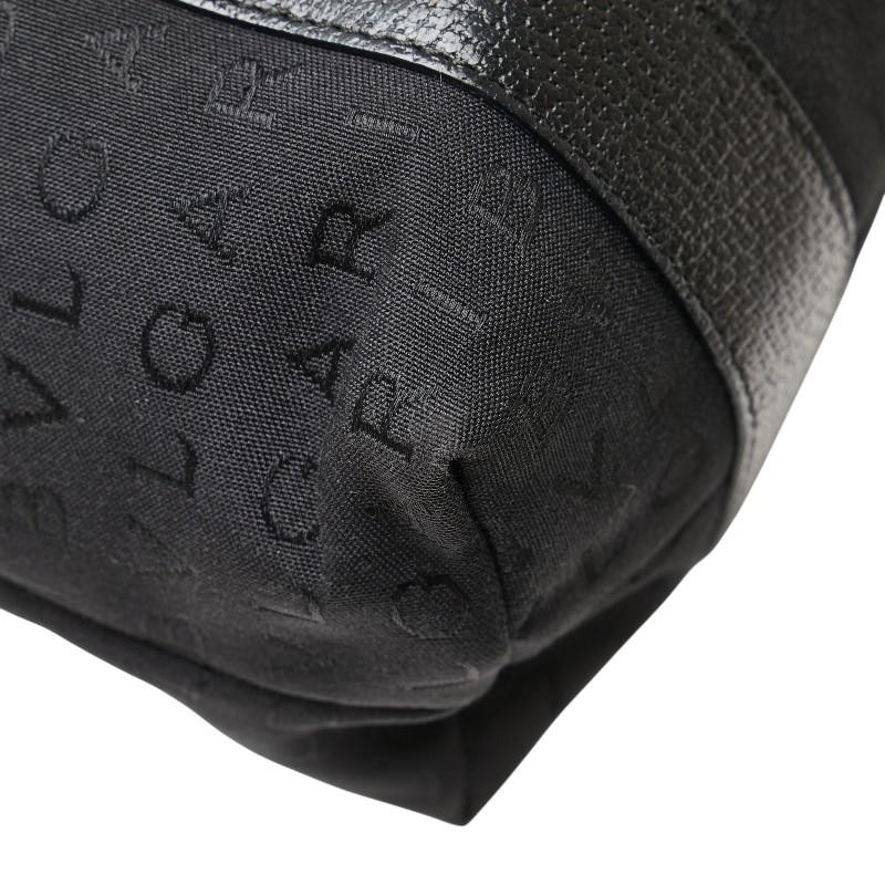 BVLGARI（ブルガリ） ロゴマニア トートバッグ ハンドバッグ ブラック