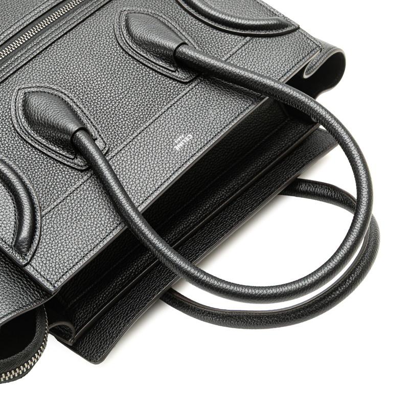 CELINE セリーヌ ラゲージ マイクロショッパー ハンドバッグ ブラック  