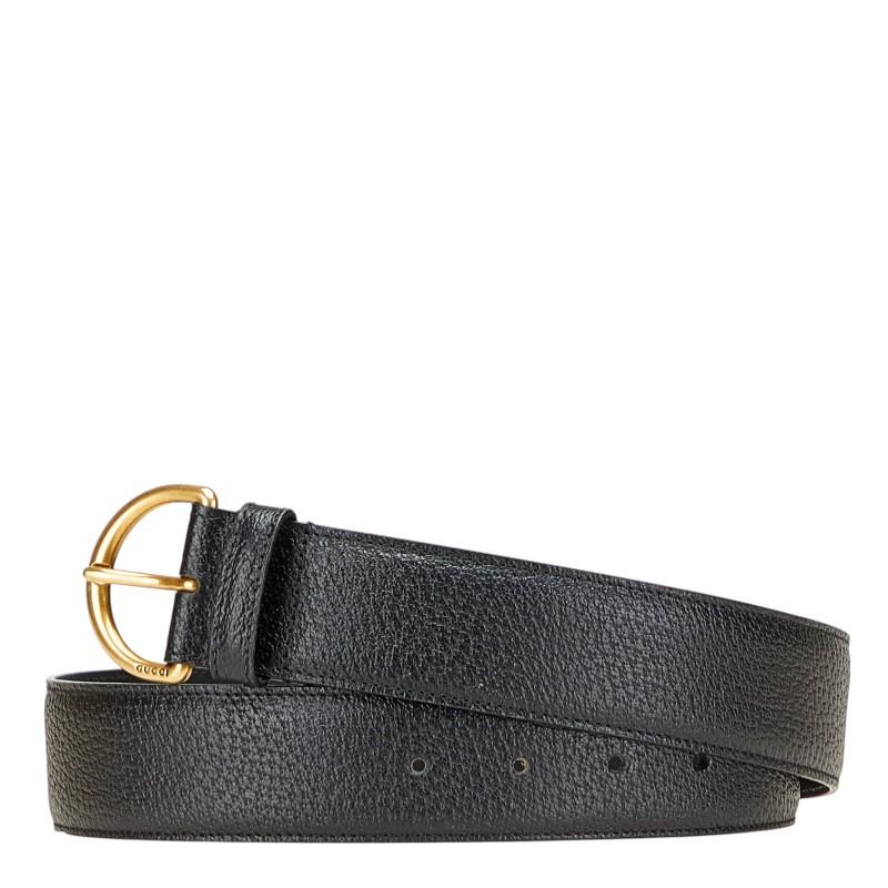 GUCCI（グッチ） ベルト サイズ：80・32 573325 ブラック レザー