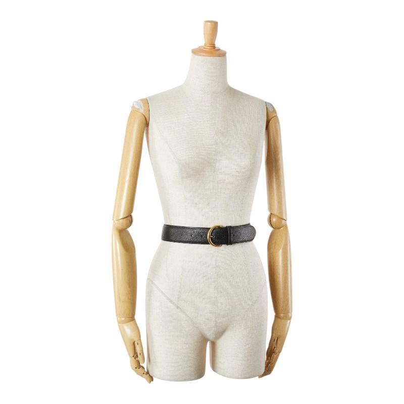 GUCCI（グッチ） ベルト サイズ：80・32 573325 ブラック レザー