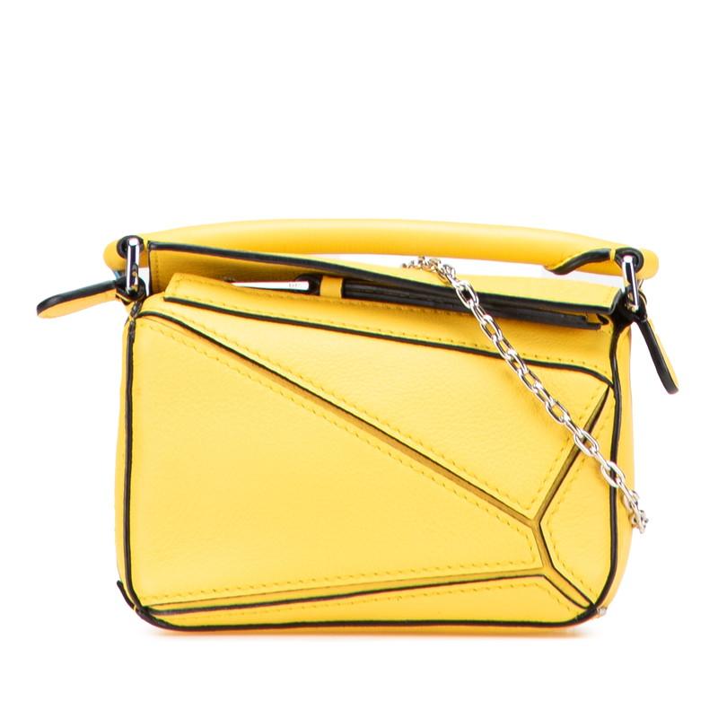 LOEWE（ロエベ） パズルバッグ ナノ ハンドバッグ チェーン ショルダー