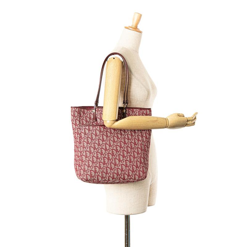 ディオール トロッター トートバッグ ショルダーバッグ ボルドー