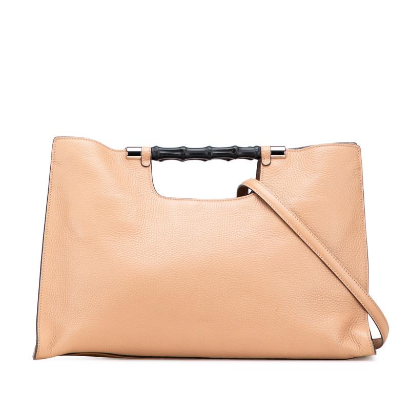 グッチ バンブー ハンドバッグ ショルダーバッグ 2WAY 370829 ベージュ レザー レディース GUCCI 【中古】 GUCCI（グッチ） バンブー ハンドバッグ ショルダーバッグ 2WAY 370829
