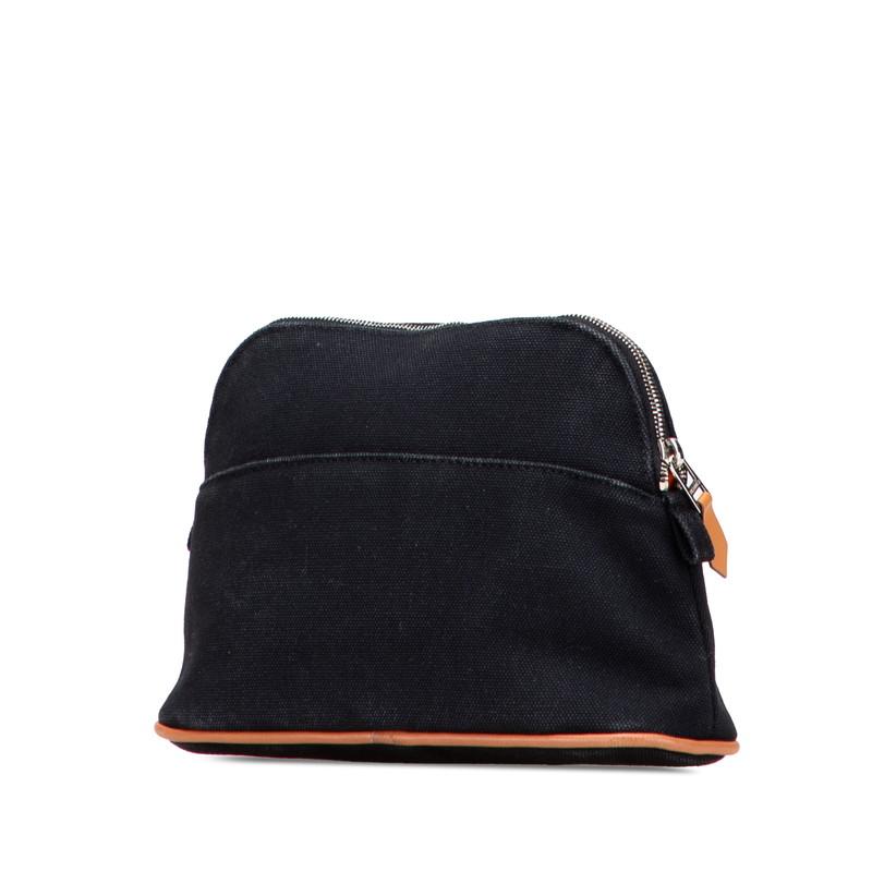 HERMES ボリードポーチ PM ブラック エルメス HERMES エルメス ポーチ ボリードポーチPM キャンバス ブラック