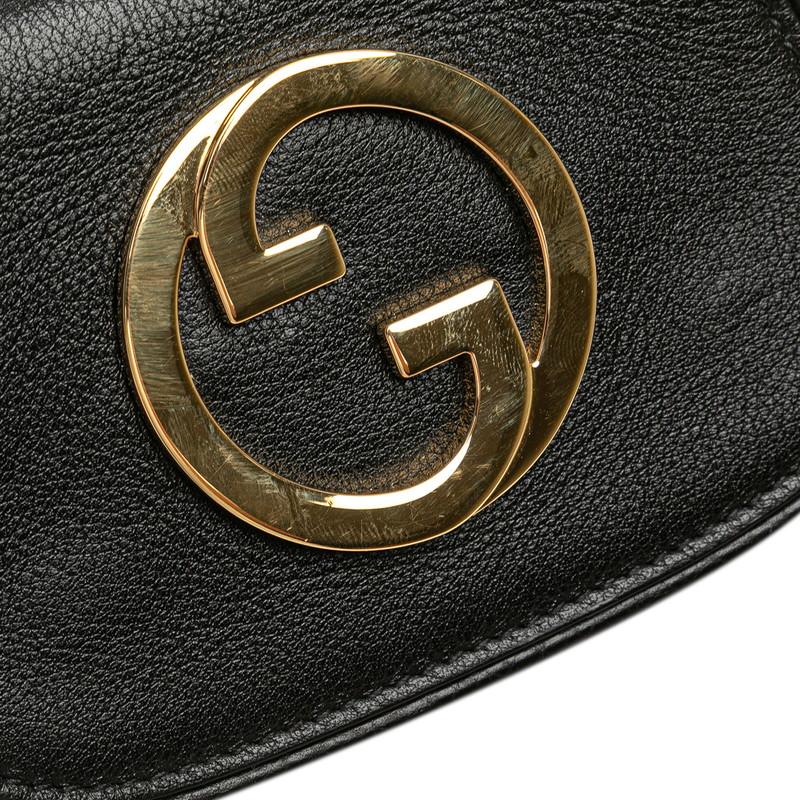 【未使用】GUCCI　グッチ　ミニショルダーバッグ　ブロンディ 698635 GUCCI（グッチ） ブロンディ ショルダーバッグ 698635 ブラック レザー