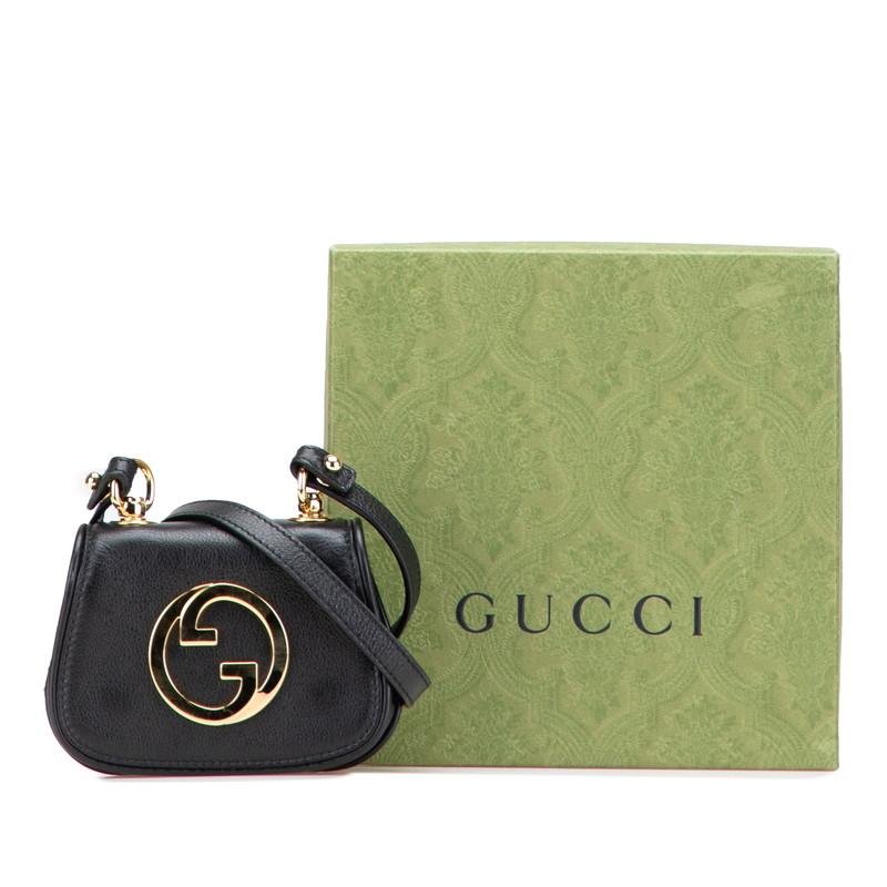 GUCCI ブロンディ ワンショルダーバッグ インターロッキングG レザー グッチ新作バッグ「グッチ ブロンディ」輝くラウンド インター
