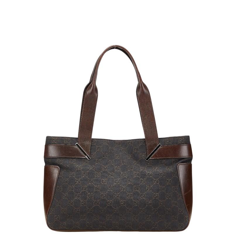 GUCCI グッチ GGキャンバス ハンドバッグ トートバッグ 73986 ブラウン 