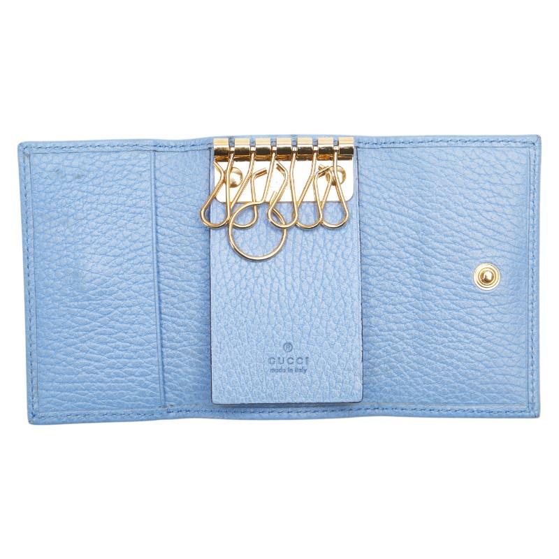 GUCCI（グッチ） GGマーモント ダブルG キーケース 456118 ライト 