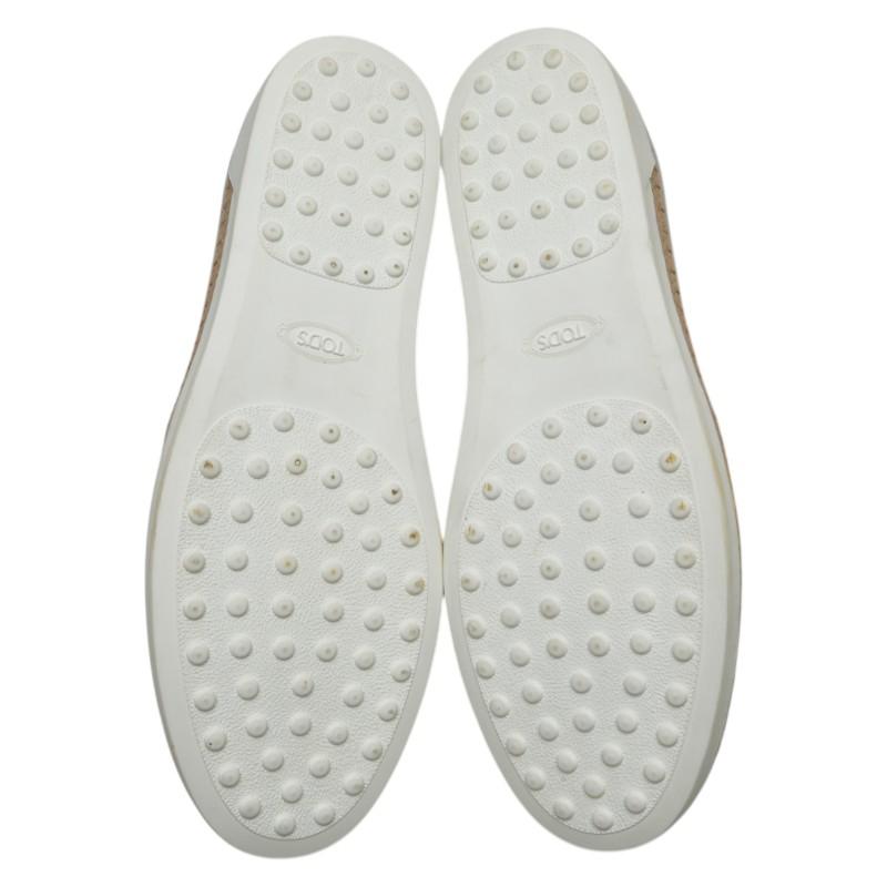 トッズ スリッポン エスパドリーユ サイズ：41 B219 グレー スウェード 麻・リネン メンズ TOD’S 【中古】 トッズ スリッポン エスパドリーユ サイズ：41 B219 グレー スウェード