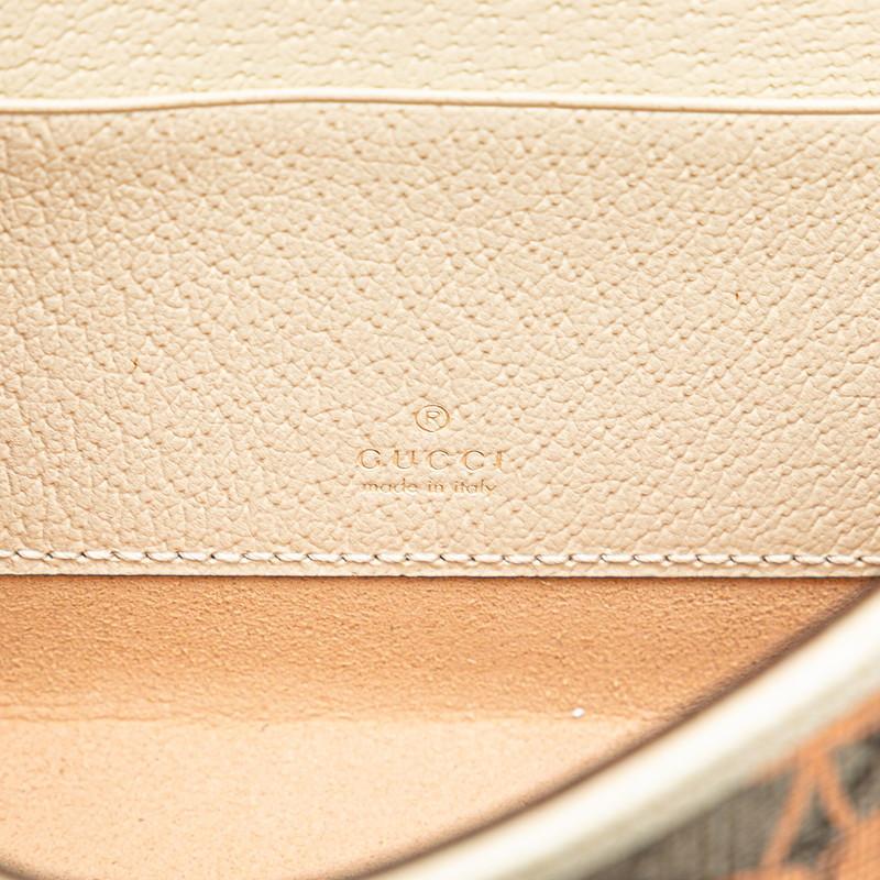 グッチ GGスプリーム パドロック ベリー プリント ミニ ショルダーバッグ ハンドバッグ 2WAY 652683 ベージュ PVC レザー GUCCI 【中古】