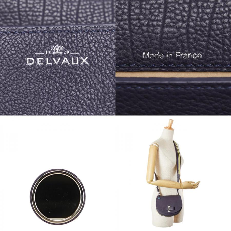 Delvaux デルヴォー ミュタン ショルダーバッグ パープル イエロー