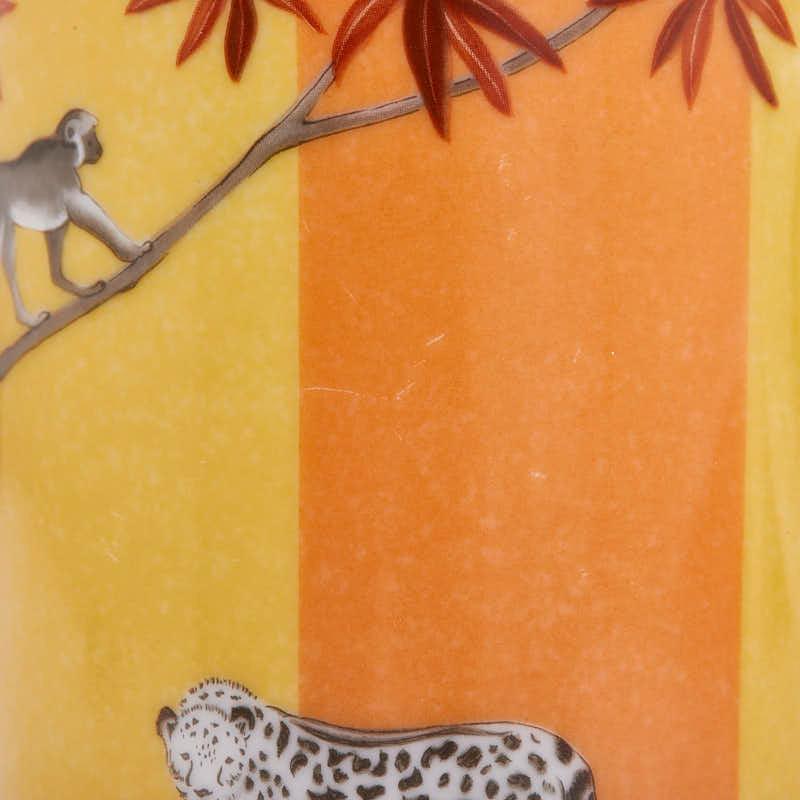 HERMES エルメス アフリカ マグカップ オレンジ イエロー ホワイト  