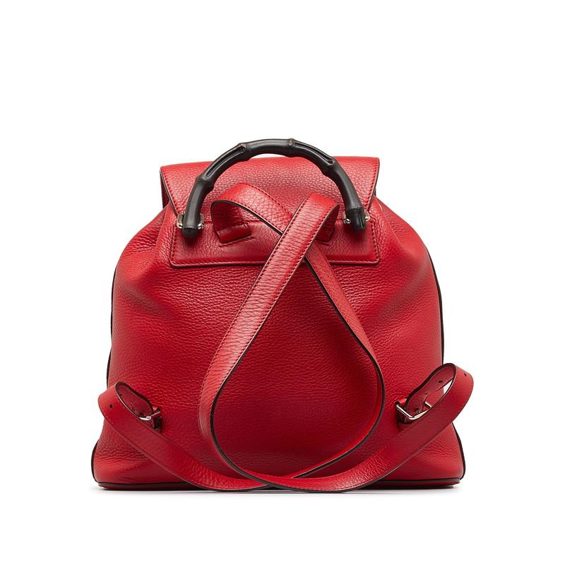 GUCCI グッチ バンブー リュック バックパック 370833 レッド GUCCI グッチ バンブー リュック バックパック 370833 レッド