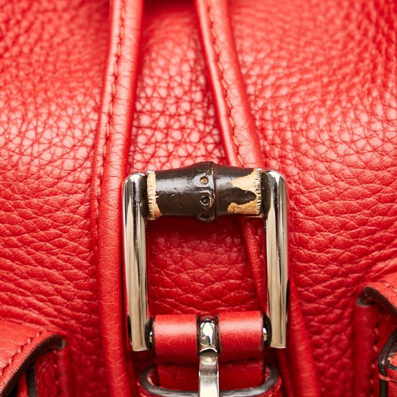 GUCCI グッチ バンブー リュック バックパック 370833 レッド GUCCI グッチ バンブー リュック バックパック 370833 レッド