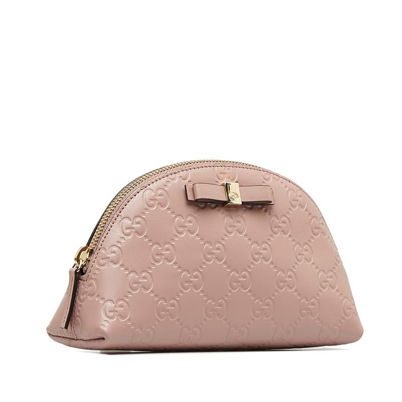 GUCCI グッチ グッチシマ リボン コスメティックケース メイク GUCCI グッチ グッチシマ リボン コスメティックケース メイク