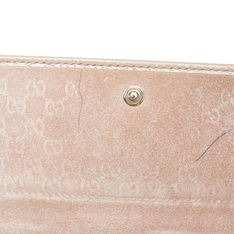 GUCCI グッチ グッチシマ 長財布 309760 ベージュ パテントレザー